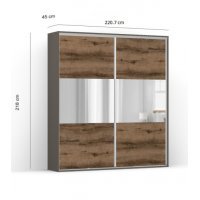 DRESSING LEX 221-218-45 C GRI/DMON/O